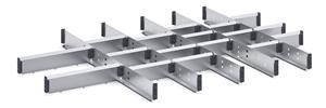 23 Compartment Steel Divider Kit External 1050W x750 x 75H Bott Cubio Metal Drawer Divider Kits 43020738.51 
